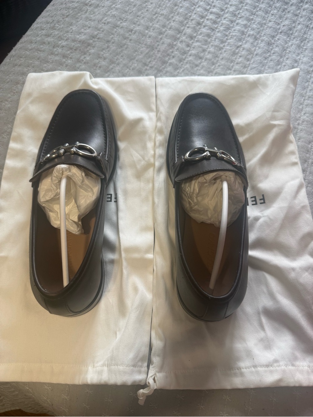 Salvatore Ferragamo dark brown Moccasin with Gancini ornament - Picture 3 of 11